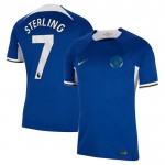 Günstige Fußballtrikots Chelsea Sterling 7 Heimtrikot 2023-24 Kurzarm